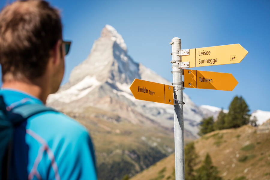 Hiking routes Zermatt